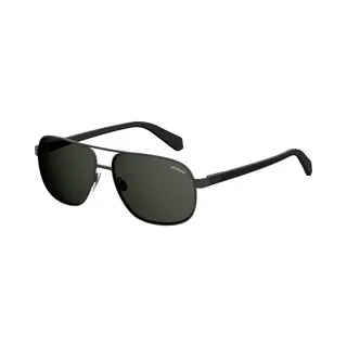 Polaroid Herren Pld 2059/S M9 003 60 Sonnenbrille, Schwarz (Matt Black/Gym Grey), Eu