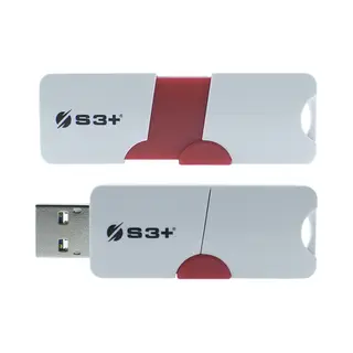S3Plus Technologies Space + E1 Usb-Stick 64 Gb Usb Typ-A 3.2 Gen 1 (3.1 Gen 1) Rot, Weiß