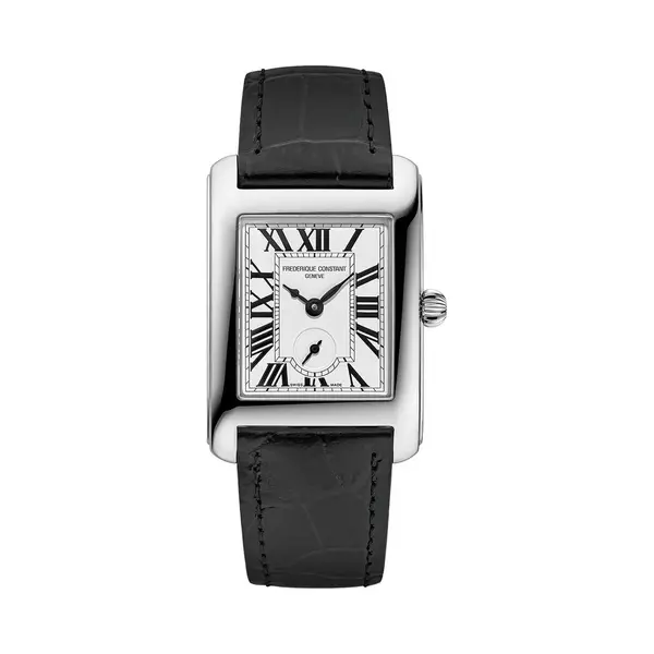 Frederique Constant Frédérique Constant Damen Analog Quarz Armbanduhr Classics Carree Small Seconds thumbnail