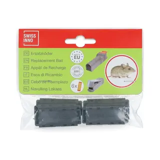 Swissinno Solutions Swissinno 1 090 001K Köder Natural Extra Aas Geschikt Voor Merk Swissinno SuperCat Mousehouse, No See No Touch 6 Stuk(s
