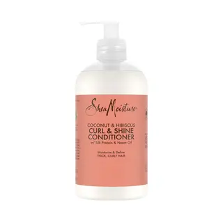 Shea Moisture Coconut And Hibiscus Curl & Shine Conditioner 379Ml In Clear
