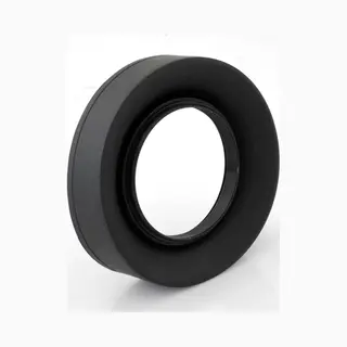 Zonnekap Voor 49 Mm Camera - Rubber - Set Van 2 - Opvouwbaar In 3 Stappen - Zonnekap/schild - Vermindert Lensflare En Schittering - Blokkeert