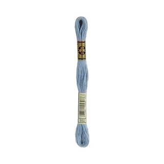 Dmc 117-932 6 Strand Embroidery Cotton Floss, Light Antique Blue, 8.7-Yard