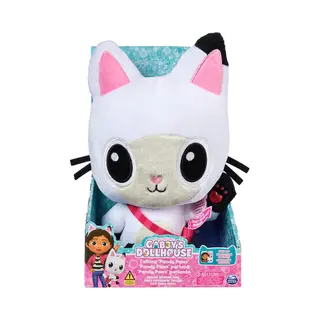 Spin Master Gabby's Dollhouse Gabby's Poppenhuis - Pandy Poek Knuffel met licht en geluid - 33 cm