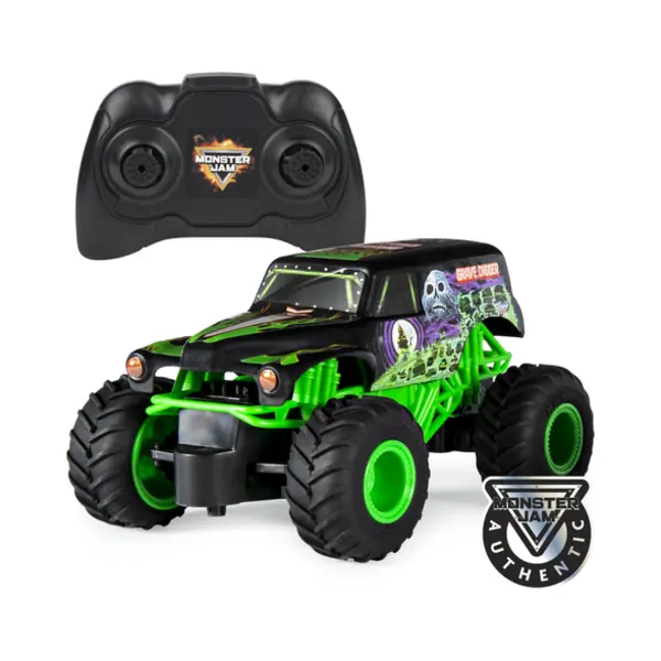 Spin Master Monster Jam , Official Grave Digger Remote Control Monster Truck, 1:24 Scale, 2.4 GHz, for Ages 4 and Up thumbnail