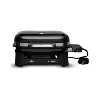 Weber Lumin Compact Tischgrill Elektrisch Schwarz 2200 W