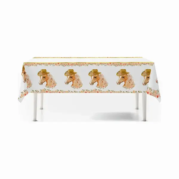 Paarden Party Tafelkleed Sweet Horse - Paard - Tafelkleed - Sweet - Horse - Feest - Party - Ruiter - Paardensport thumbnail