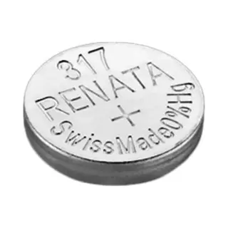 Renata Knopfzellen Silver Oxyde 317 / SR516 Sw 0 % Quecksilber, 1, 55 V, 10 Stück