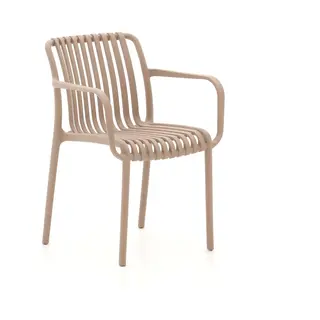 Vita tuinmeubelen Vita Porto Stapelstoel Taupe
