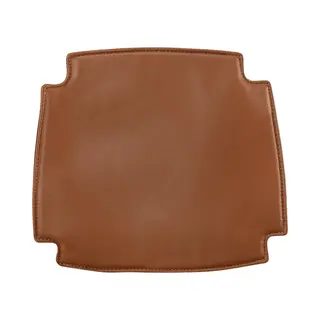 Cd Furniture Stoel Kussentje Voor Wegner Wishbone Stoelen | Cognac / Bruin | Pu Leer