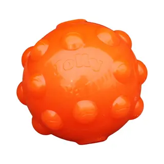Jolly Pets JOLL080N Hundespielzeug Jumper Ball, 10 Cm, Orange, 4"