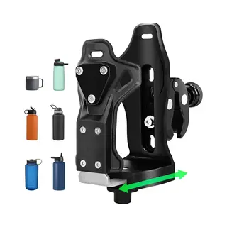 Verbeterde Motorfietsbekerhouder Met Antidiefstalfunctie, Extra Grote Fietswaterfleshouder 1, 95 - 3, 6 Inch Universele Maat, Bekerhouder Aan Het