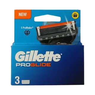 Gillette Fusion ProGlide - Navulmesjes - 5 UltraSharp ProBlades - (3 Stuks)