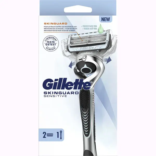 Gillette SkinGuard Sensitive Flexball - Scheersysteem Voor Mannen - 1 Handvat - 1 Navulmesjes thumbnail