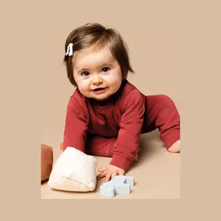 Kariban Baby Sweater/Trui, K835, Terracotta Red/Rood, 9 Maanden