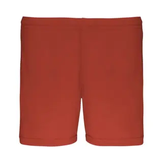 Proact Dames Sport Short/Korte Sportbroek Dames, PA1024, Kleur Rood, Maat Xs
