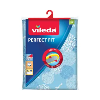 Vileda Perfect Fit Bügelbrettabdeckung Baumwolle Blau