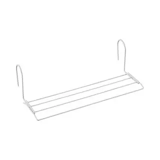 Tomado - Droogrek Iseo - 2 Meter Drooglengte - 58x17cm - Wit - Radiator - Balkon - Camping - Inklapbaar - Breedte Aan Te Passen