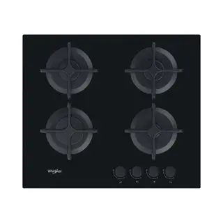 Whirlpool Akt 616/Nb Schwarz Integriert 60 cm Gaskochfeld 4 Zone(n)