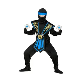 W Widmann Milano Party Fashion - Kinderkostüm Ninja Mit Waffenset, Japanischer Kämpfer, Krieger