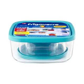 Bormioli Rocco Bormioli-Box FÜR Lebensmittel Frigoverre-Set 3-Teilig COMPaCT
