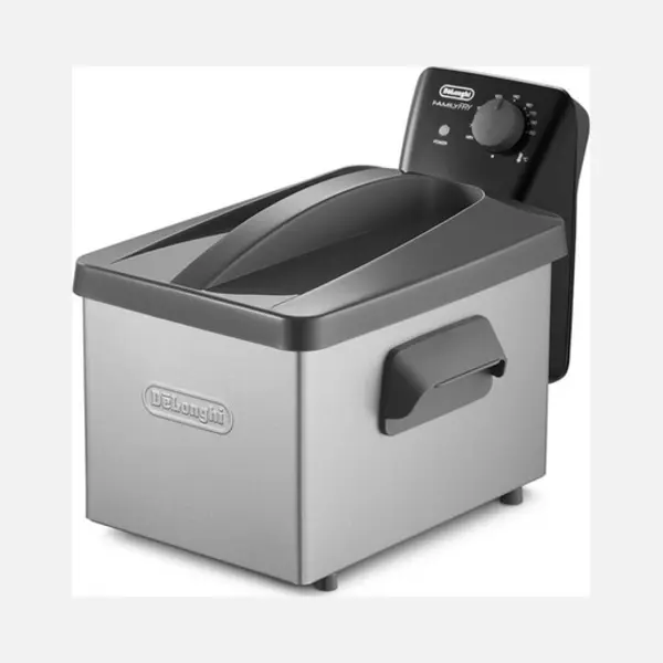 De’Longhi F32110CZ Einzel-Standgerät 2000 W Fritteuse Schwarz, Edelstahl thumbnail