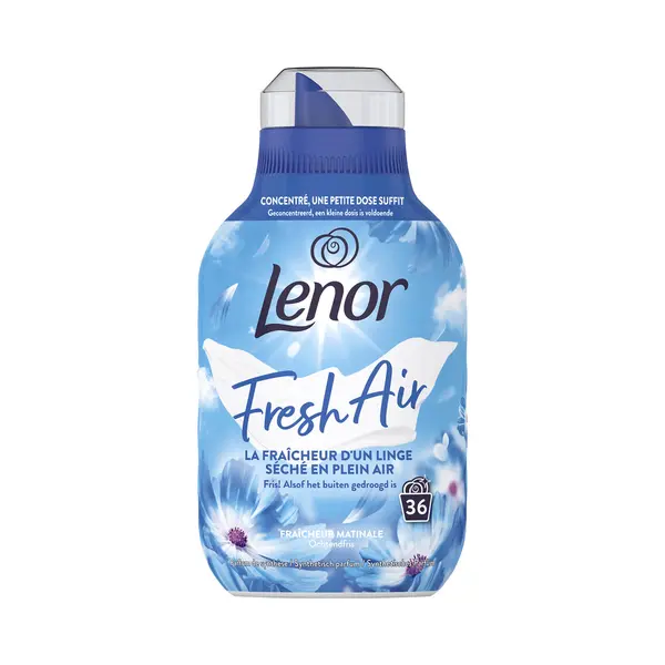 6x Lenor Wasverzachter Fresh Air Ochtendfris 36 Wasbeurten 504 Ml thumbnail