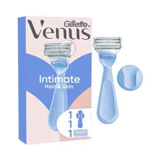 Gillette Venus Intimate Voor De Intieme Zone Scheersysteem - 1 Handvat + 1 Scheermesjes
