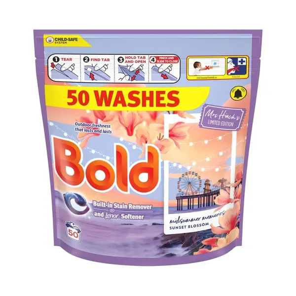 1 Bold Laundry Pods Mrs Hinch's Midsummer Memories Assorted Packs thumbnail
