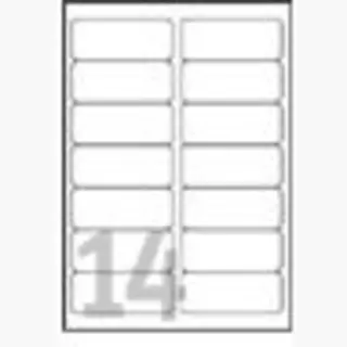 Avery White Address Label - Inkjet - J8163 Wit