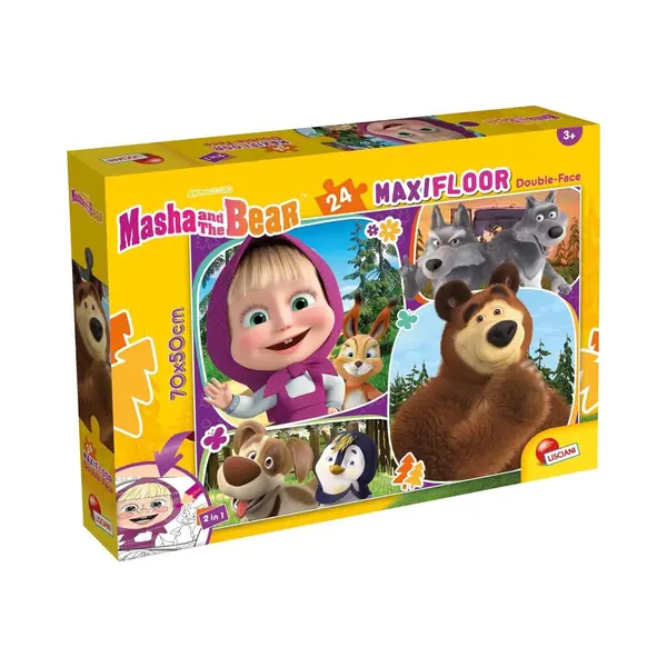 Lisciani Maxifloor Puzzle 24 Mascha Und Der Bär (24 onderdelen) thumbnail