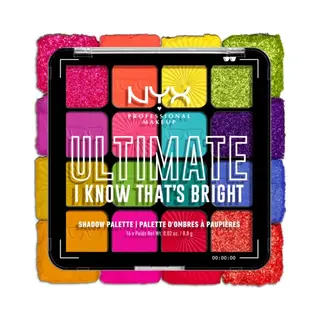 Nyx Professional Make-Up Ultimate Shadow Palette 16-Pan 04W I Know Thats Bright 1 Pcs