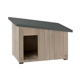 Ferplast Hundehütte Argo - Größe 60, B 69, 5 X T 54, 5 X H 52 Cm