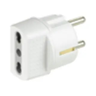 bticino S3625D netstekker adapter Type C (Europlug) Wit
