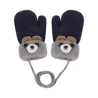 Schattige Wanten Voor Baby's En Peuters - Geschikt Voor Zowel Jongens Als Meisjes - Warm Voor De Winter - Trekkoord - Fleece Voering - 12*7cm