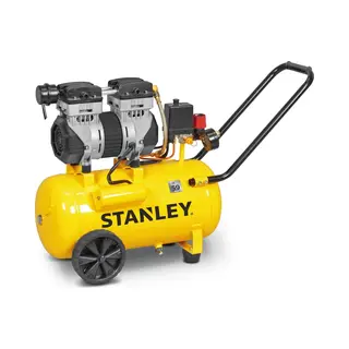 Stanley SXCMS1324HE - Compressor - Olievrij - 24L - 8 Bar - 150l/min - 59dB (1 Pk)
