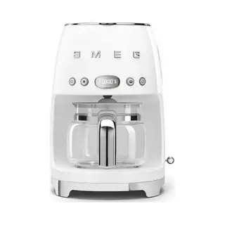Smeg 50er Jahre Stil Tropfkaffeemaschine DCF02WHEU Weiß