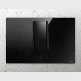 Elica Nikolatesla Alpha Bl/A/78 Black Built-in 78 cm Zone induction hob 4 zone(s) Built-in hood