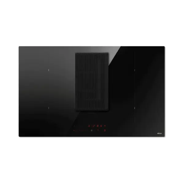 Elica NikolaTesla Prime S Schwarz Integriert 83 cm Zonen-Induktionskochfeld 4 Zone(n) Integrierte Haube thumbnail