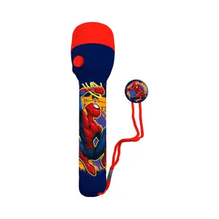 Kids Licensing, Zaklamp, Spiderman Torch With Led Light