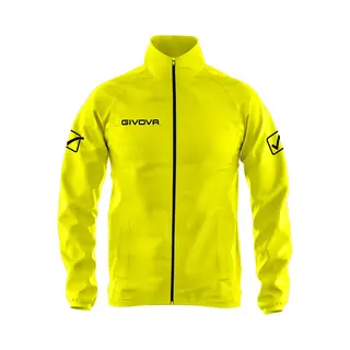 Givova Herren Rain Basico Jacke, Gelb Fluo, Xs