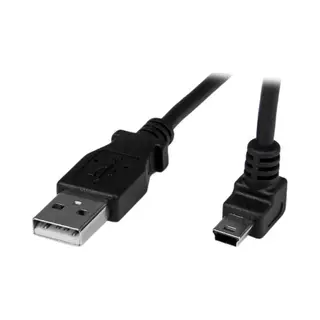StarTech.com 1 m mini Usb-kabel A-naar-mini-B met opwaartse hoek