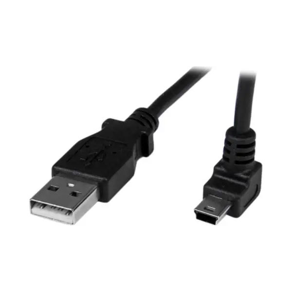 StarTech.com 1 m mini Usb-kabel A-naar-mini-B met opwaartse hoek thumbnail