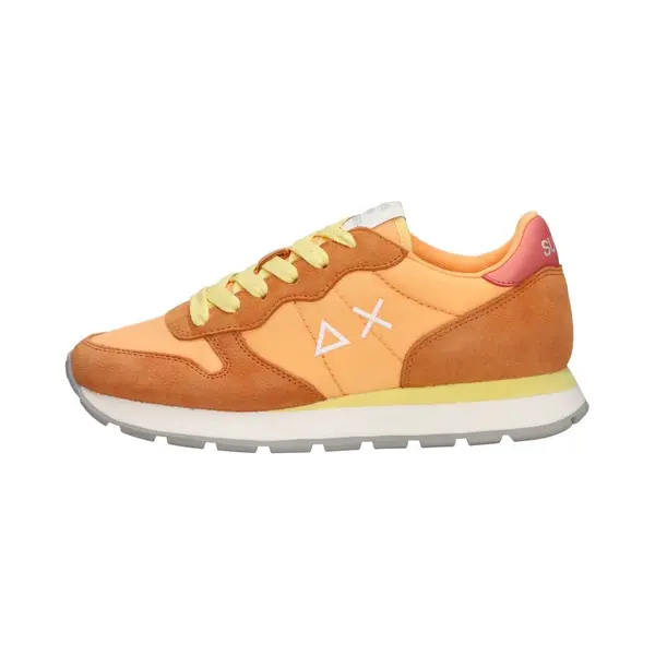 Sun68 Ally Solid Nylon Lage Sneakers - Dames - Oranje - Maat 37 thumbnail