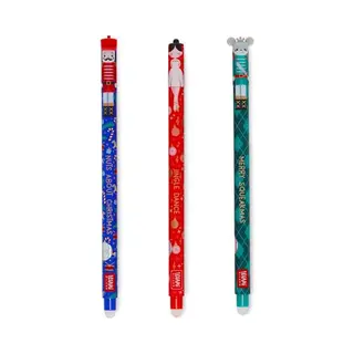 Legami Gelschreiber Legami 3er Set Weihnachten The Nutcracker Nussknacker Löschbarer Gel S