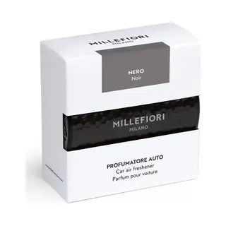 Millefiori Autoduft Nero Metal Shades, Schwarz, 6, 4cm