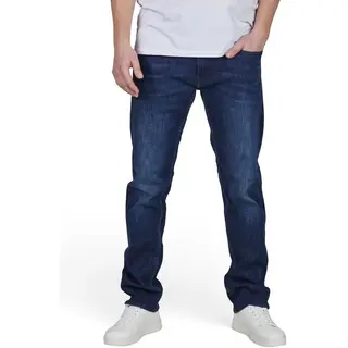 Replay Jeans Herren Stretch Straight Fit Grover Jeanshose Hose Denim, Länge, 32L, Farbe, Dark Blue Denim (MA972Z.000.917.007), Weite, 33W