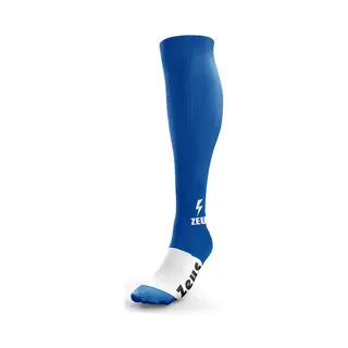 Zeus Sport Voetbalsokken/Sportsokken Zeus Calza Energy, Kleur Royal Blauw, Maat 40-46