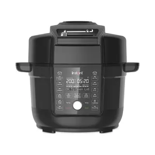 Instant Pot Duo Crisp Met Ultieme Sluiting Heteluchtfriteuse, Stomer + Rijstkoker, Zwart