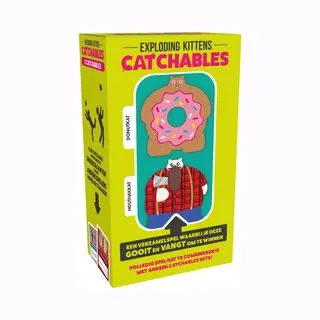 Catchables Houthakkat & Donutkat - Behendigheidsspel Van Exploding Kittens